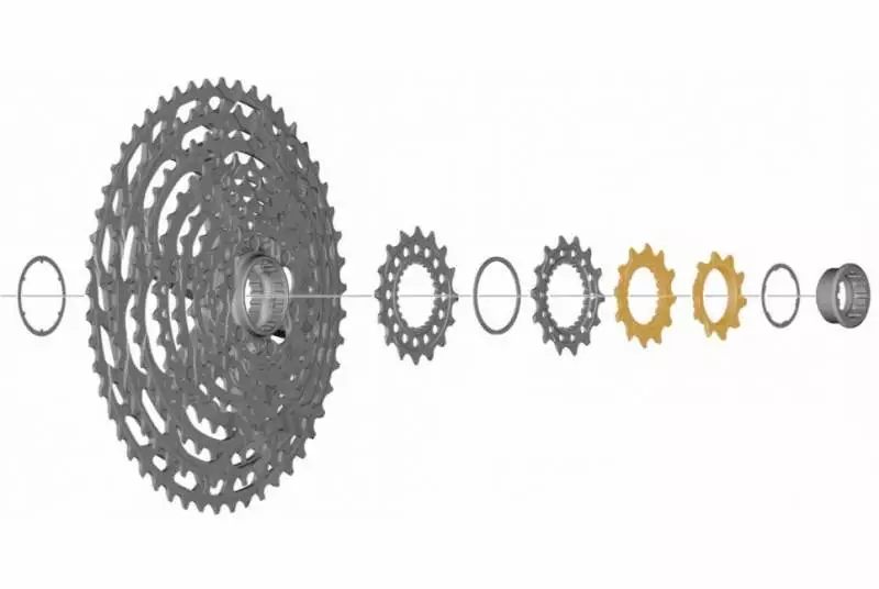 Coronas Shimano 10D Y 12D Para CS-M9100 - Imagen 2