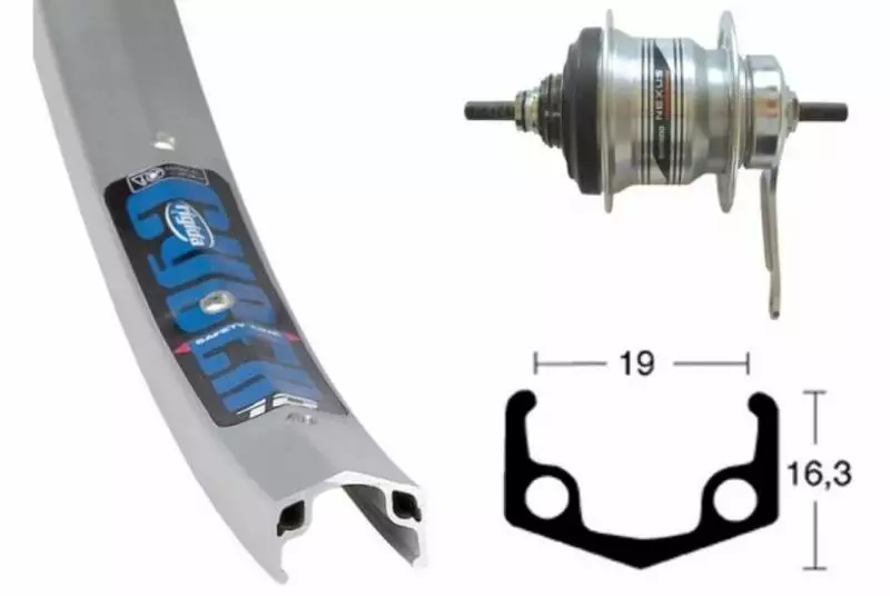 Rueda Trasera Winora Cyber 10 Contrapedal - Imagen 2